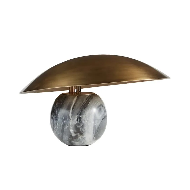 Marble lighting simple retro study bedside table lamp y
