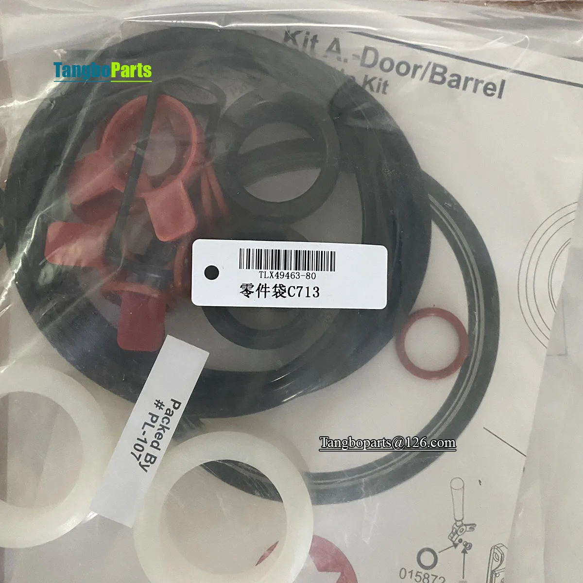 

Ice Cream Machine Accessories TLX49463-80 Tune-up Kit Gaskets For Taylor C713 C723 C709 Ice Cream Machine Replace