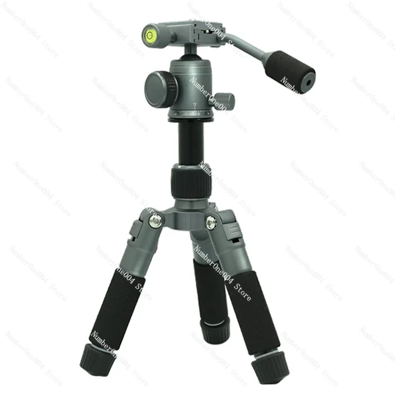 Suitable for All Metal Micro SLR Camera Mobile Phone Outdoor Tripod Photography Bracket Portable Gimbal Tripod