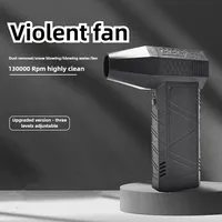 2025 Mini Turbo Jet Fan Electric Air Duster with 3 Gear Adjustable 130000RPM Wind Speed 52m/s Car Computer Cleaning Blower Tool