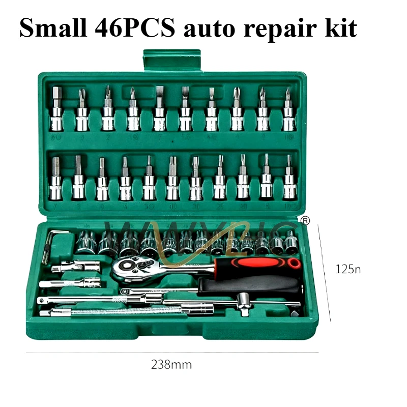 

Подходит для развития набора рукавов Xiaofei, комбинированный инструмент, набор инструментов для ремонта Daquan, маленький рукав, храповой ключ, ящик для инструментов