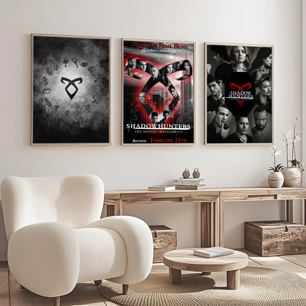1PC TV S-Shadowhunters Poster High Quality Wall Art for Home Office Bedroom Living Room Hallway Bar Perfect Gift Idea view 4