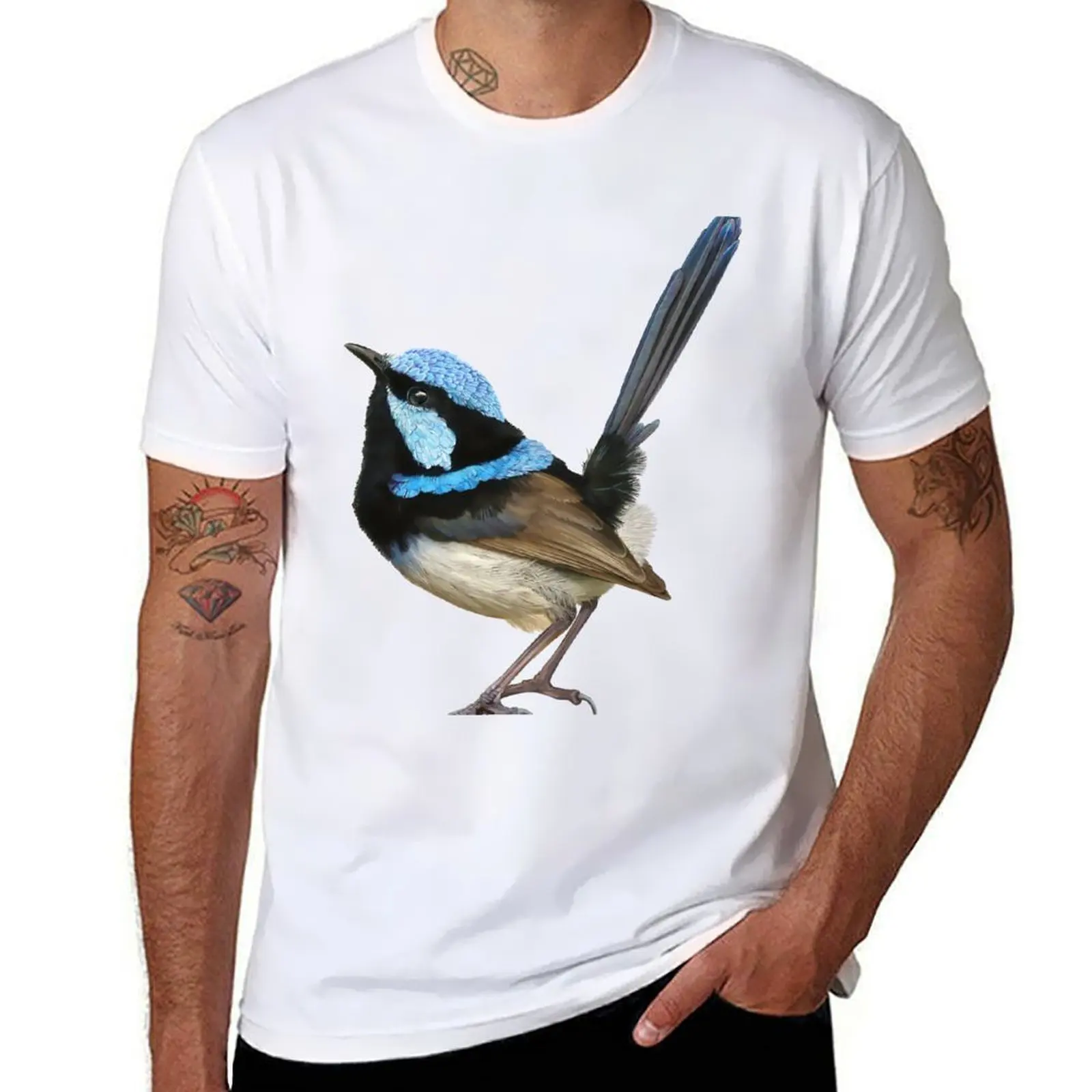 

Superb Fairy Wren T-Shirt man t shirt cotton mens graphic t shirts T-Shirt