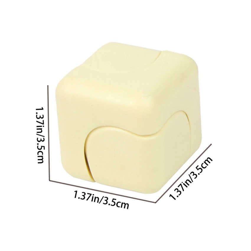 لعبة فيدجيت سبينر البلاستيكية لتخفيف التوتر أثناء السفر في المكتب تساعد على القلق والتوحد والتوتر - مكعب EDC للبالغين لسطح المكتب. #5