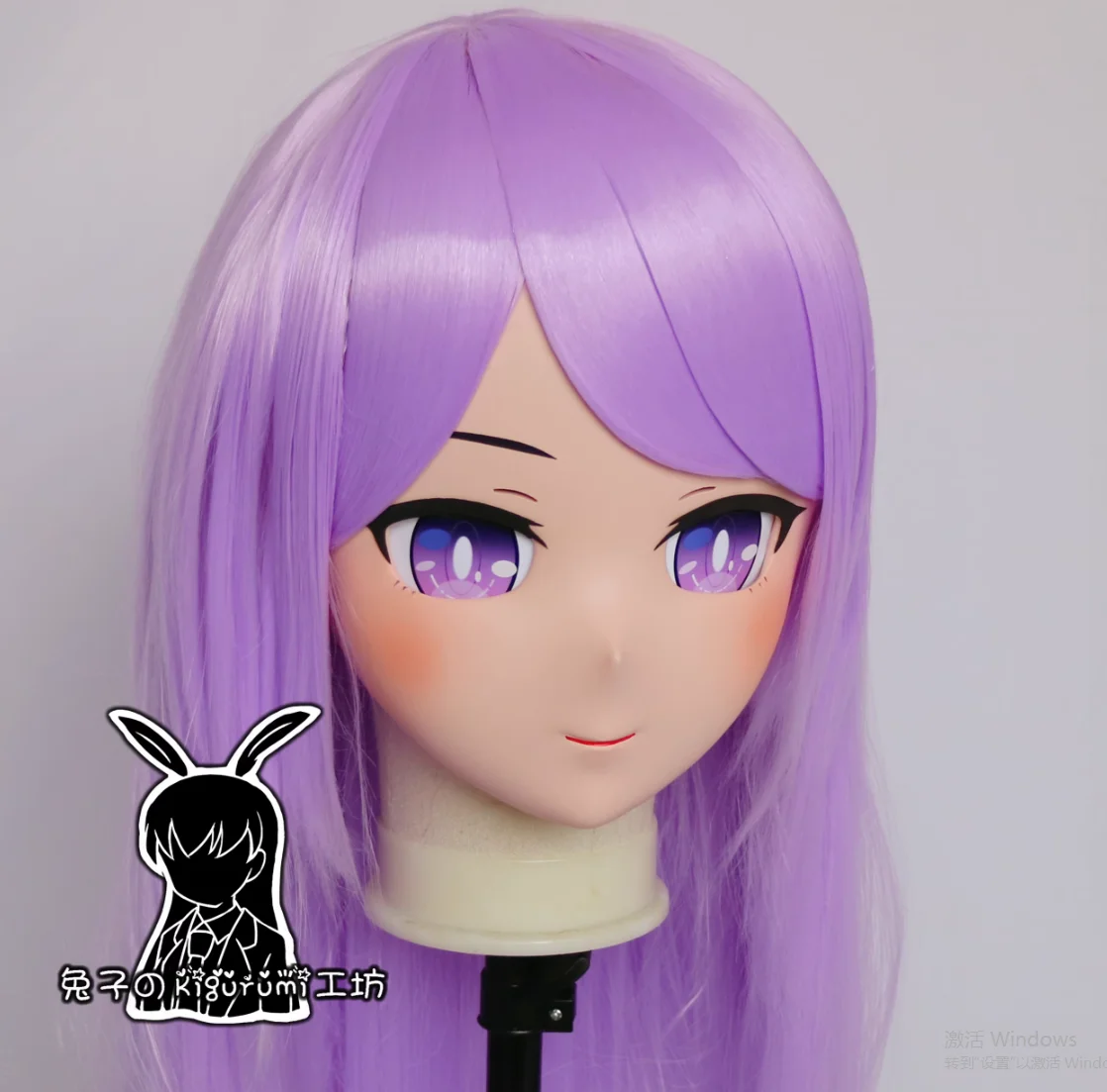 

(RB04021)Customize Lockable Full Head Resin Cartoon Cosplay Japanese Character Anime Role Play Kigurumi Mask With Back Shell