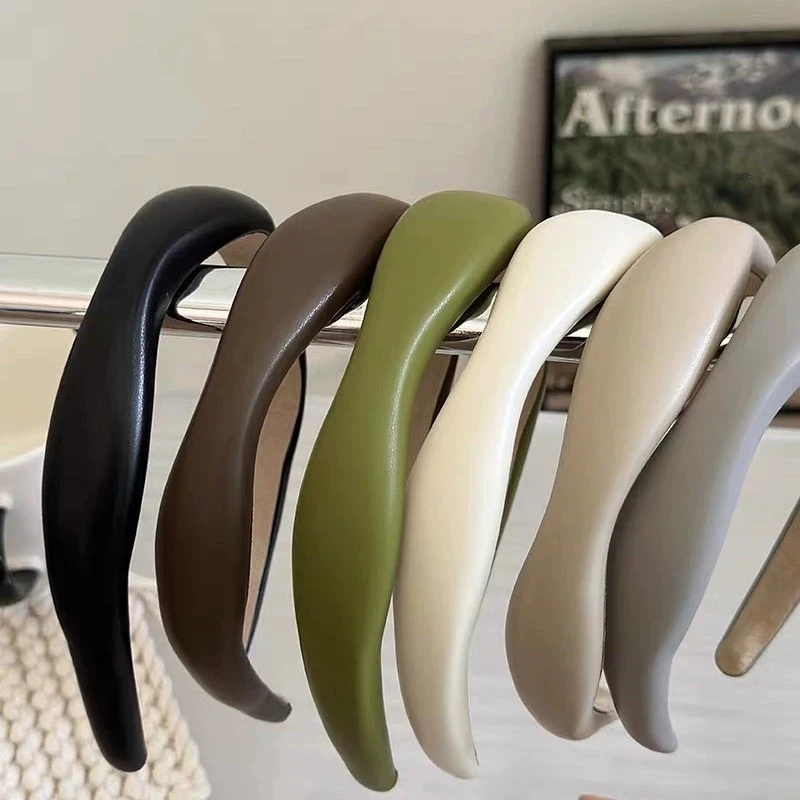 

Elegant Temperament, Irregular Leather Headband, Women'S Headband, Daily Versatile Hairpins, Hair Bundles, Hair Accessories