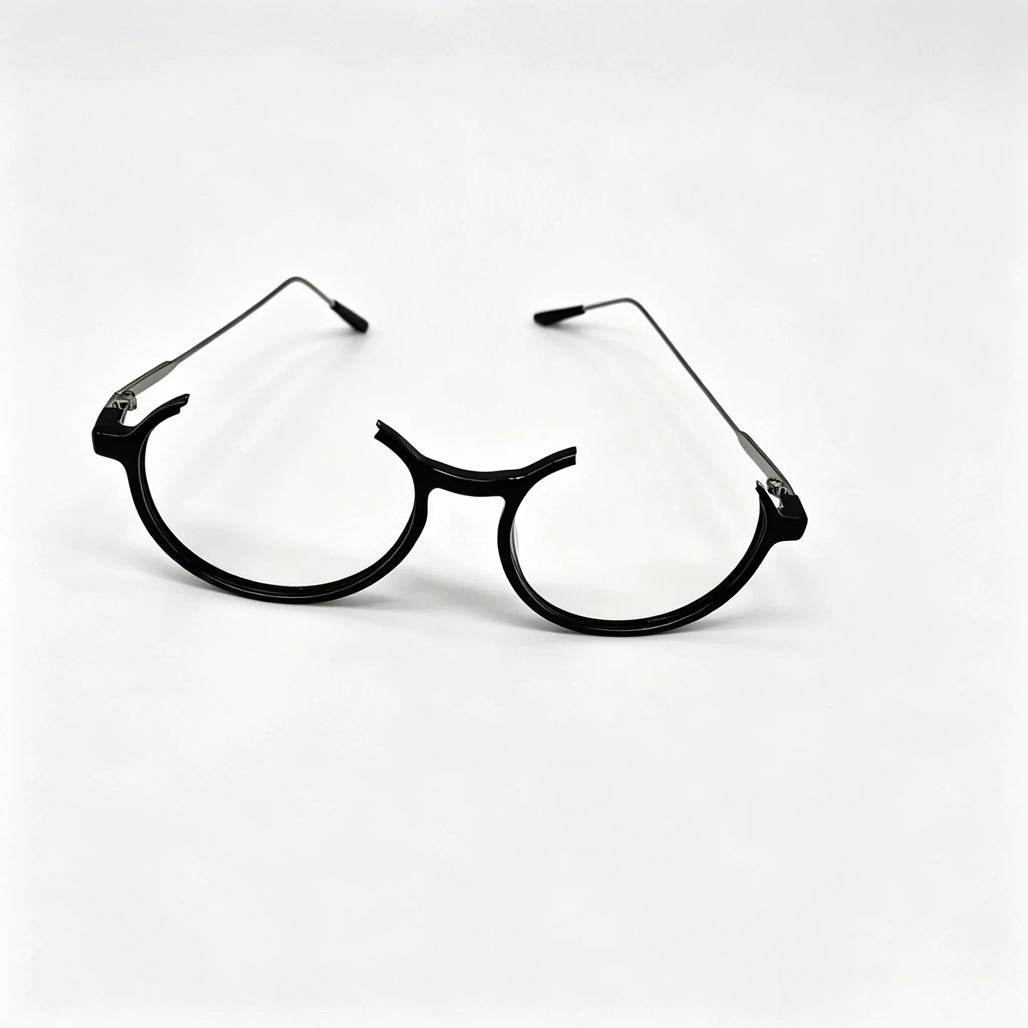 Genshin Impact Sucrose Harmless Sweetie Glasses Frame Round Eyeglasses No Lens Anime Cosplay Accessories