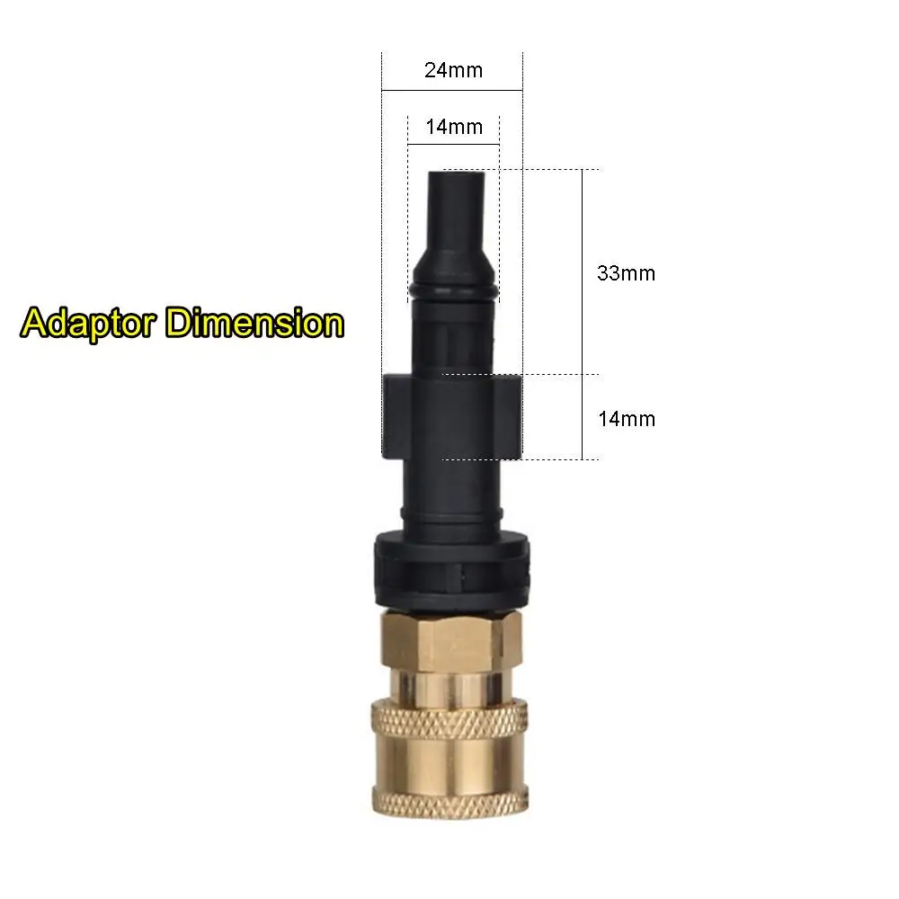 Adapter pistoletu do mycia 4000 PSI dla Lavor Sterwins Parkside PHD do szybkiego łączenia części podkładki 1/4 \