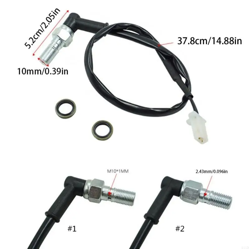 B5XD Hydraulic Brake for Motorcycle Moped Dirt Pit Bike ATV(M10x1.25 1.00)