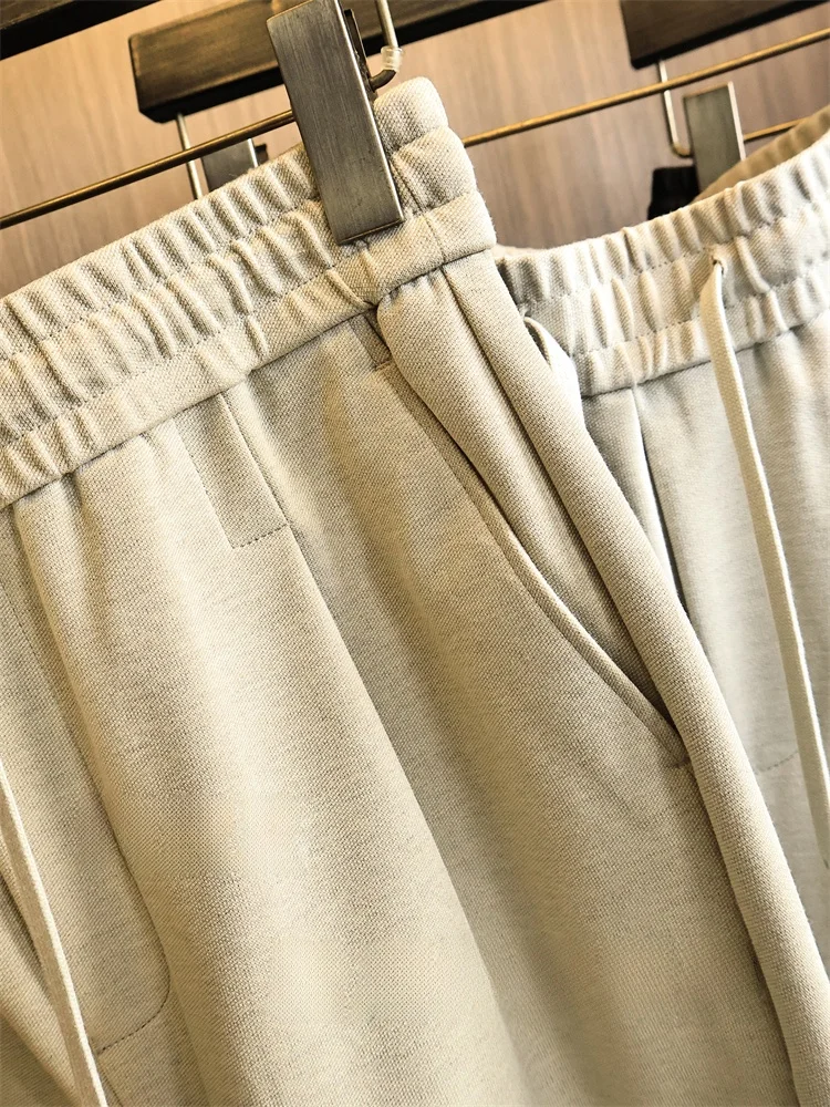 Modal Wool Blend Straight Leg Casual Pants Men's Autumn Comfortable All-Match Warm Skin-Friendly Fashion Urban Style
