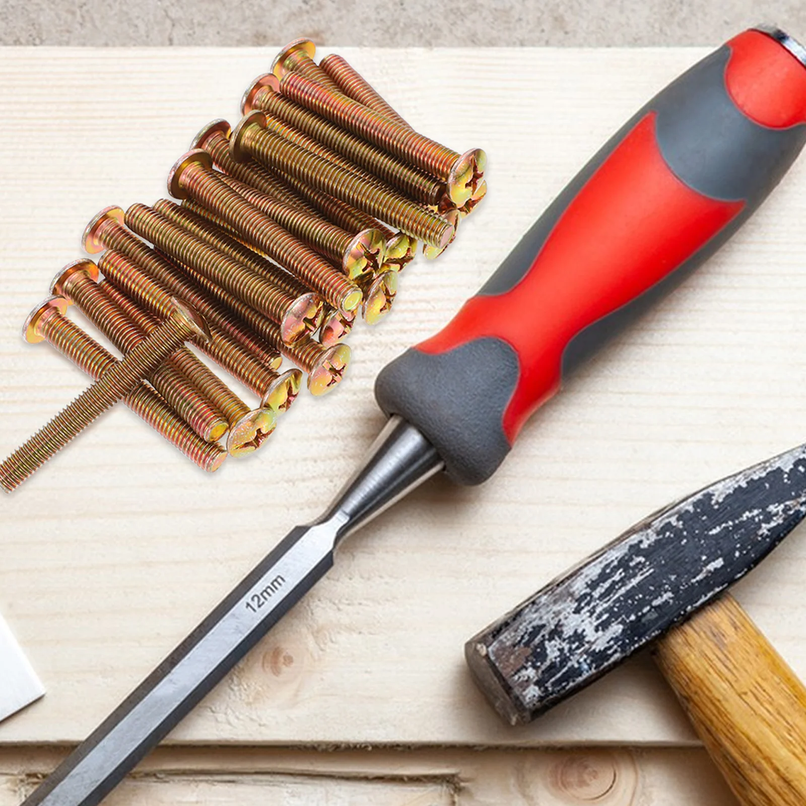 

20pcs M8X60Mm Crib Screws Bed Frame Hardware Threaded Furniture Connectors Flat Head Bolts For Sofa Leg Chair Leg Replacement