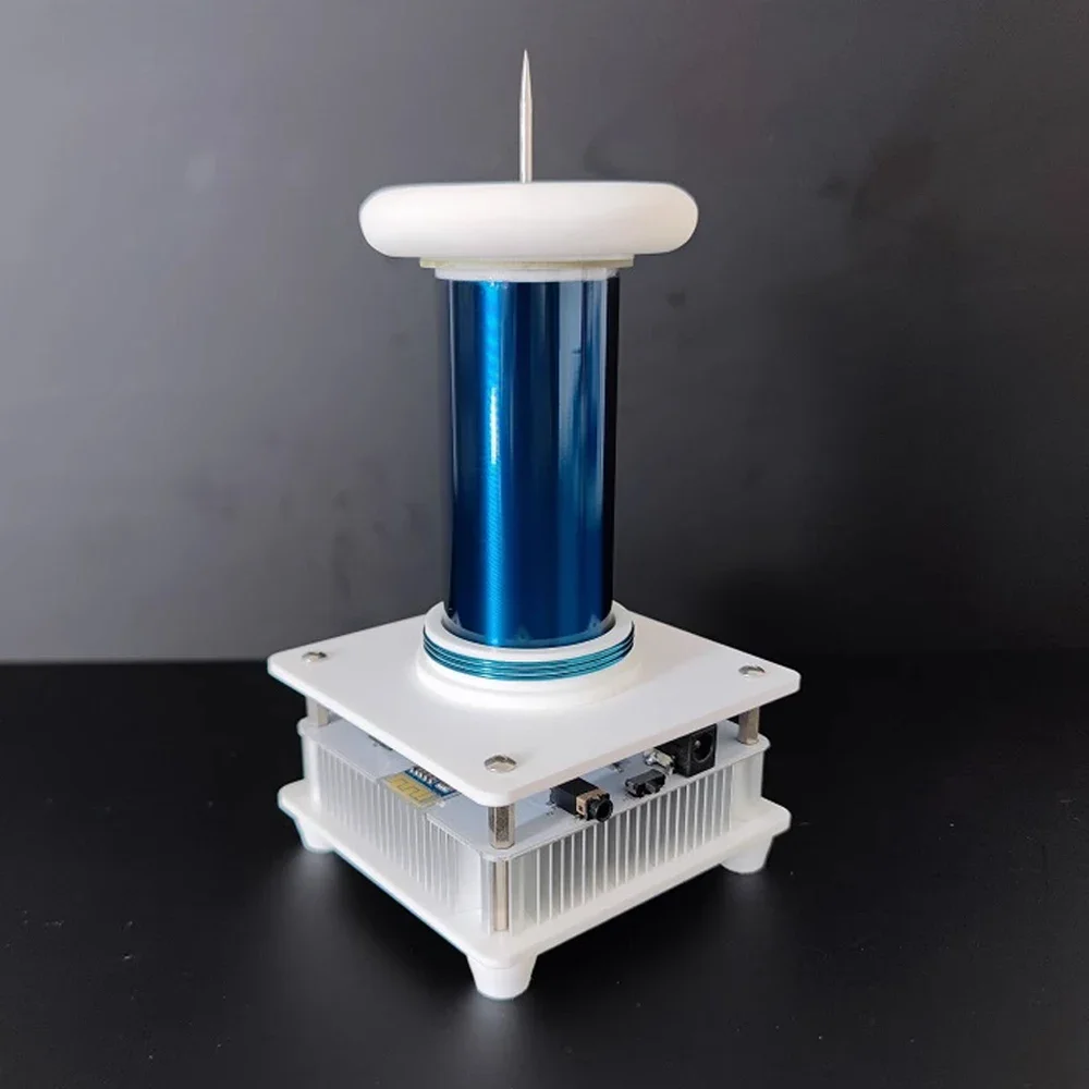 Pllstc-tesla Coil Plasma Speaker Moinho de Arco Iluminar sem Fio Música de Alta Potência 30cm