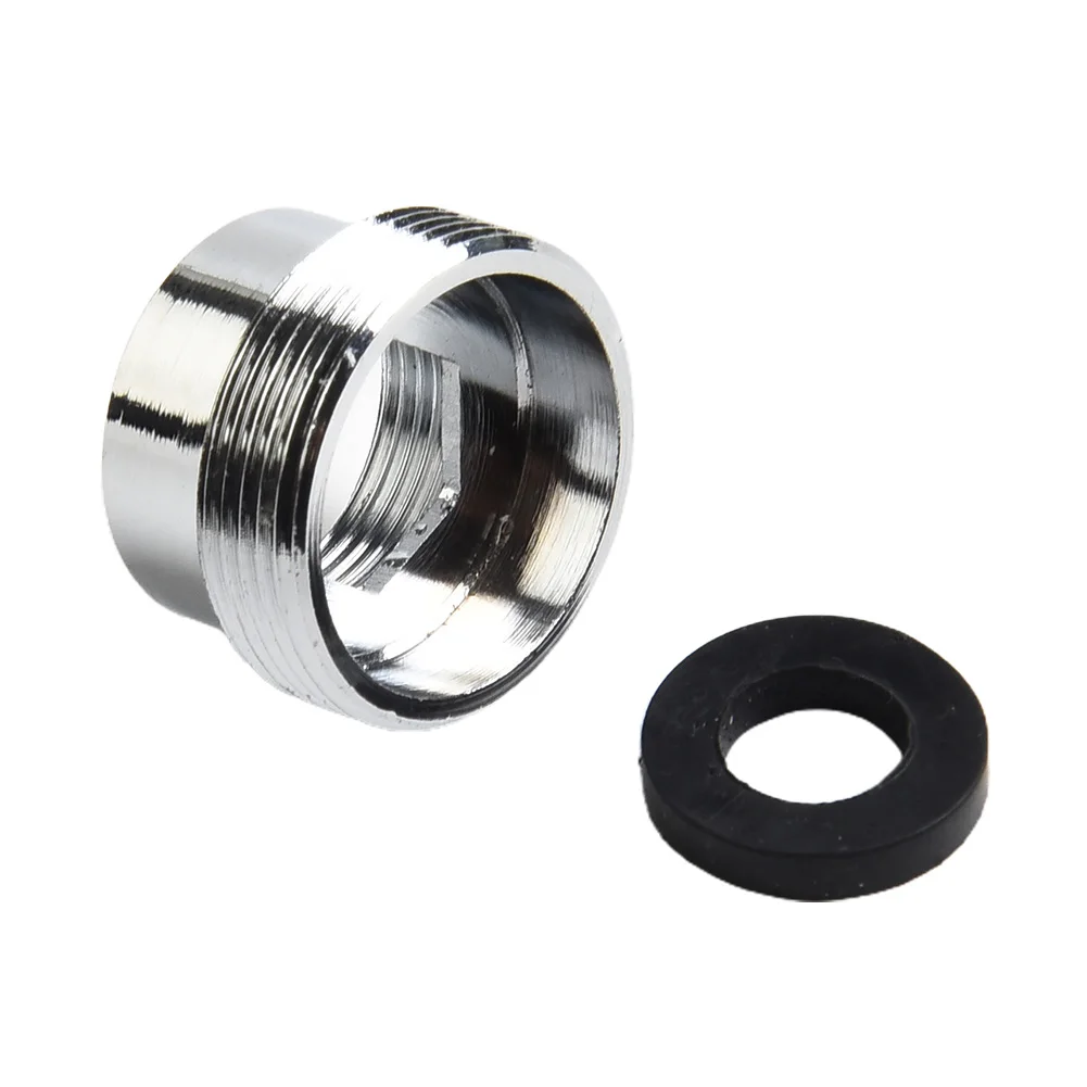 Metal Adaptor, Water saving Kitchen Tap Aerator Connector, Inside Thread Adapter, Suitable for Home, Office, School