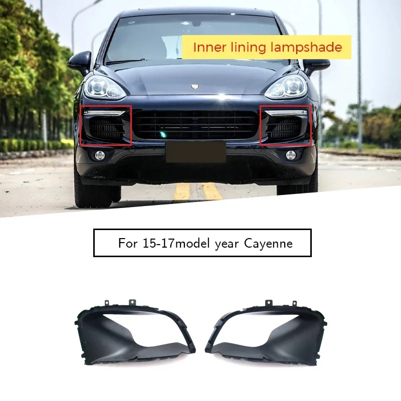 

958505333459B9 958505334459B9 Front Bumper Lampshade Cover air Guide Cover for Porsche Cayenne 958.2 2015-2017