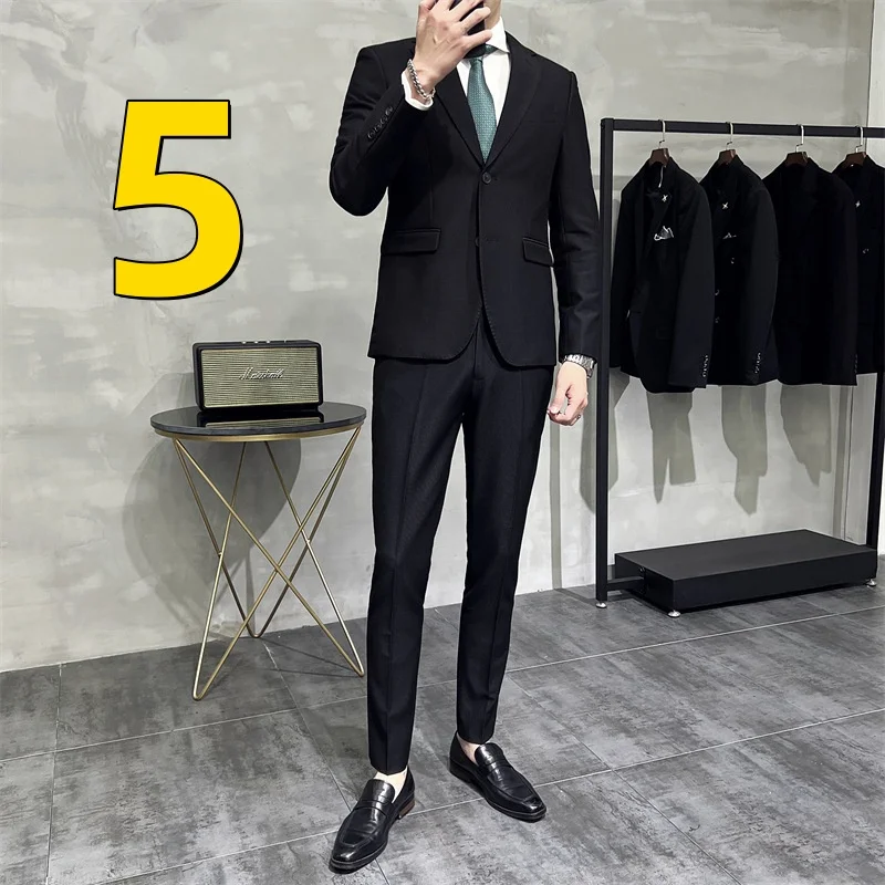 M10245 Korean style wedding dress casual handsome suit men