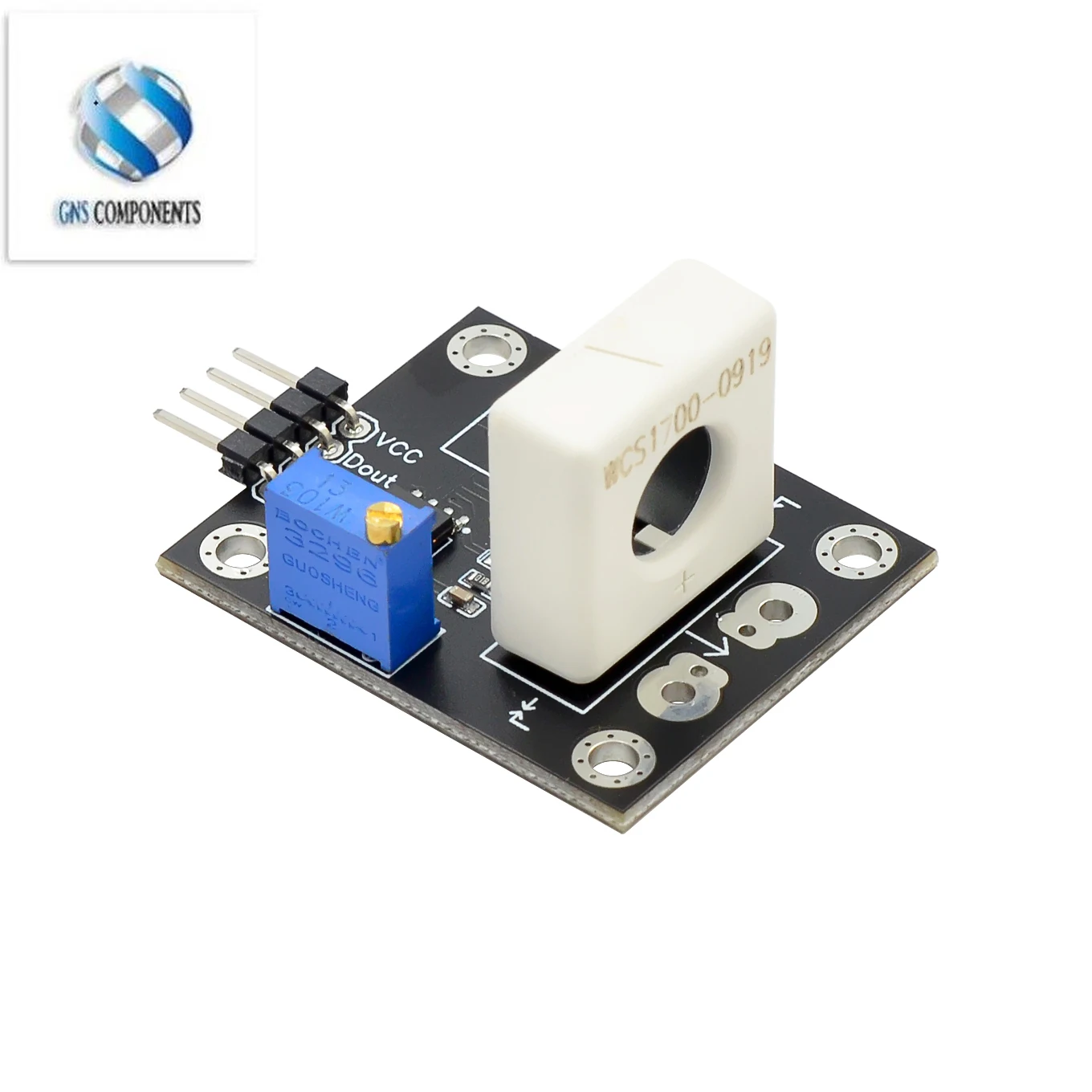 1PCS WCS1600 WCS1700 WCS1800 3-5V Hall Current Sensor Adjustable DC 100A 70A 35A Short Over-Current Detector Protection Module