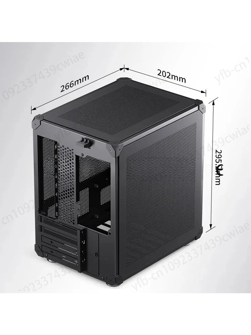 for  C6 ITX/MATX Home/Office Mini Desktop PC Case Type-C Interface Support