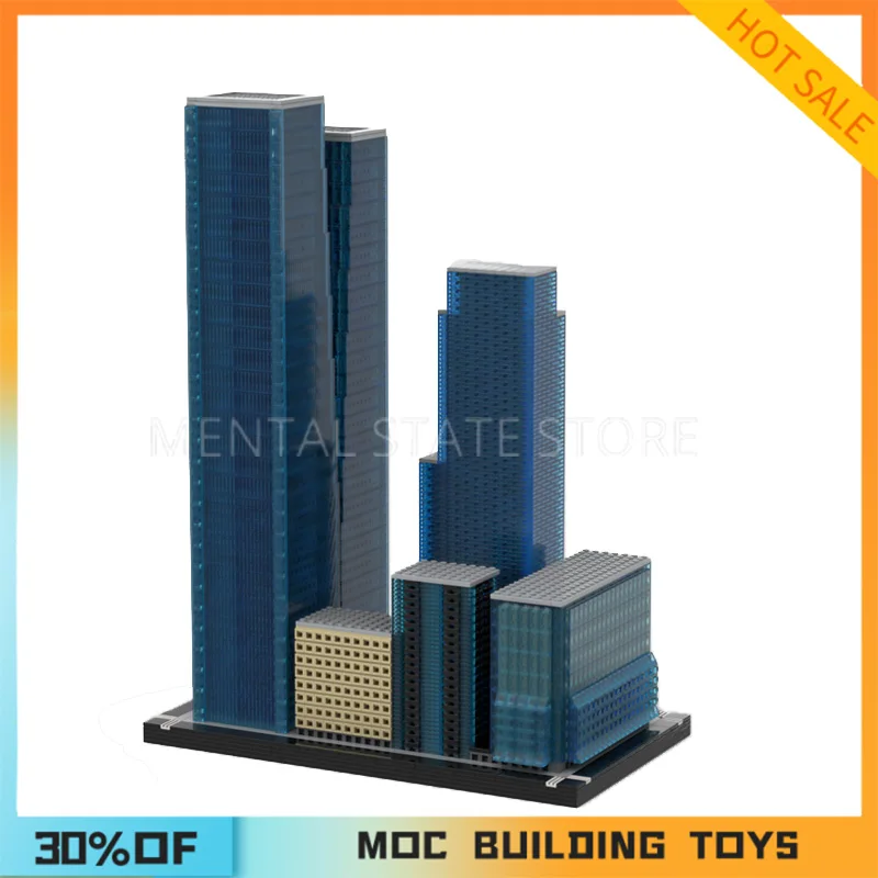 12249PCS Customized MOC Manhattan West Building Blocks Technology Bricks DIY Creative Assembly Education Toys Holiday Gifts