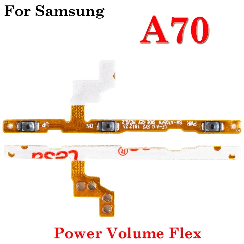 

1PCs new high quality volume power switch on off button key flex cable replacement part for Samsung Galaxy A70 a705f