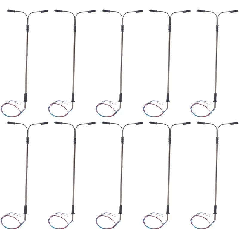 

A19Q-2Led 1:100 Scale Street Light Scenery Mini Lamppost For Sand Table Model Lamp Post For Train Railway Street Scenery Type E