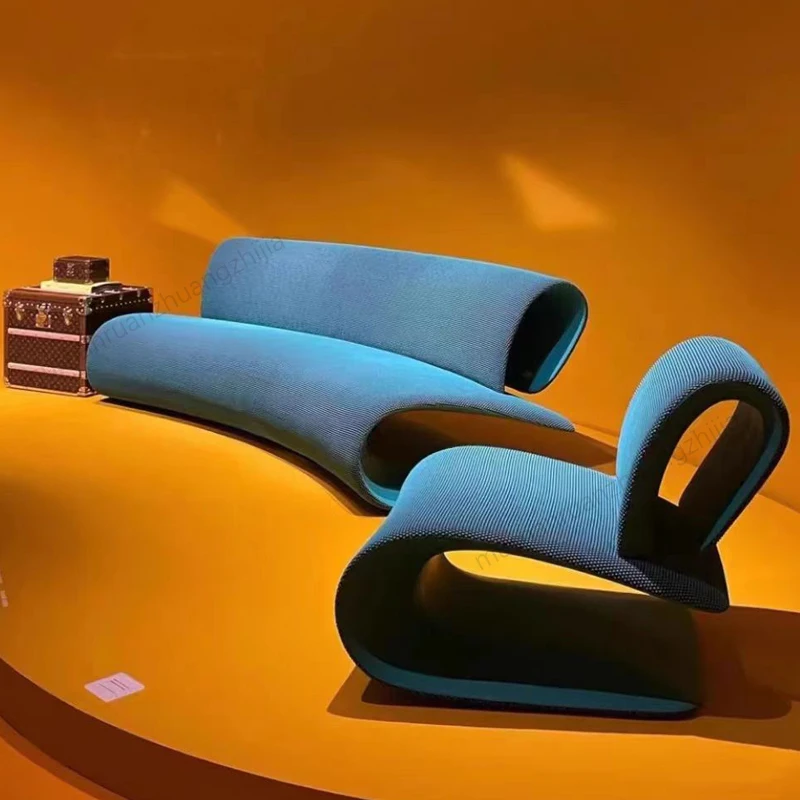 

Uniquely Shaped Sofa Chair – Personalized & Creative Multi-Seat Design for Villa Interiors​
