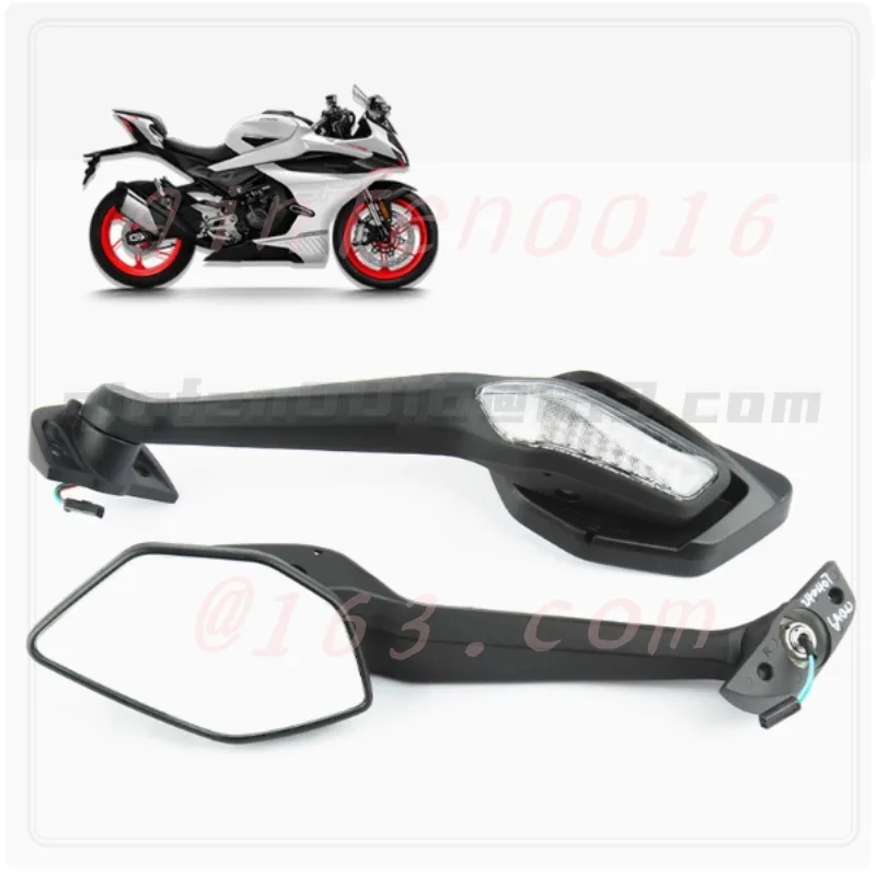 

For CFMOTO 450SR/SRS Left and Right Rearview Mirror Reverse Mirror Reflector
