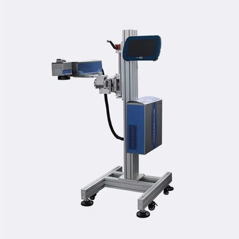 آلة ترميز الألياف المضمنة الطائرة، وضع علامات على الرقم التسلسلي على الباركود بدلاً من طابعة تاريخ انتهاء الصلاحية للإنتاج النافثة للحبر