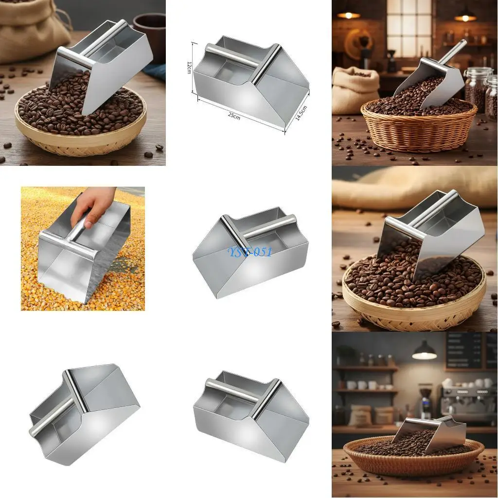 

E15A Stainless Steel Multipurpose Scoops For Kitchen Commercial Use Serving Tool Durable Design