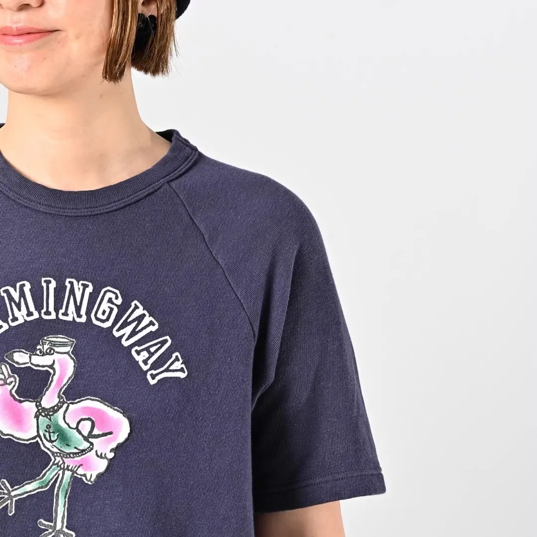 Décontracté ample Long coton Dr pur coton imprimé Flngo fente latérale T-shirt Dr confortable printemps été jeunesse Faion