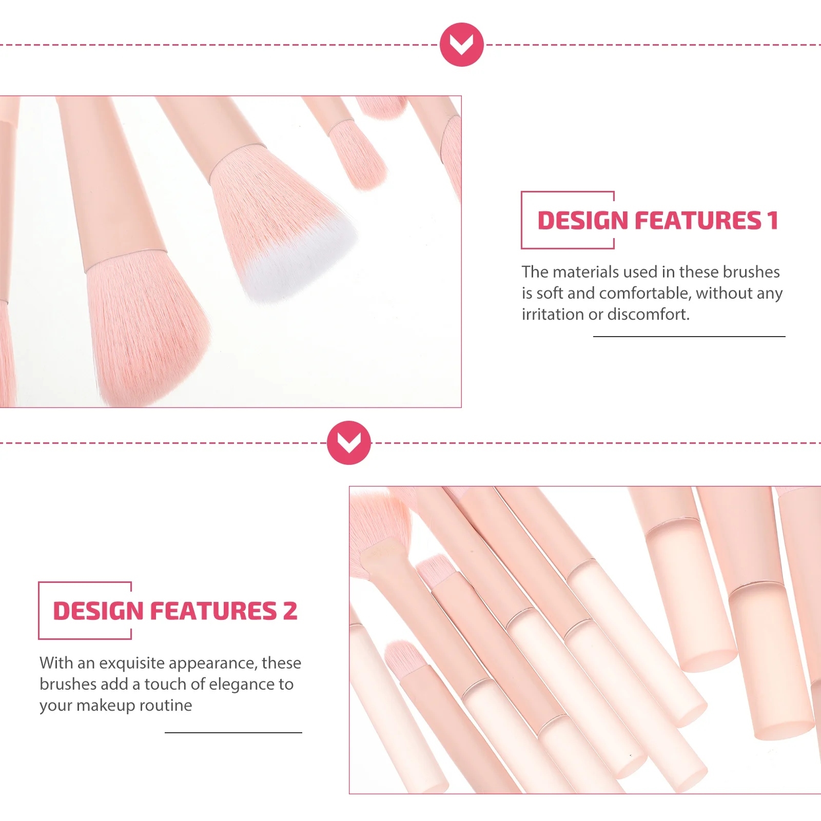 1 set 1 Set Makeup Brush Set Blush Eyeshadow Loose Powder Tools Travel Beauty Face Brushes Women Makeup Supplies