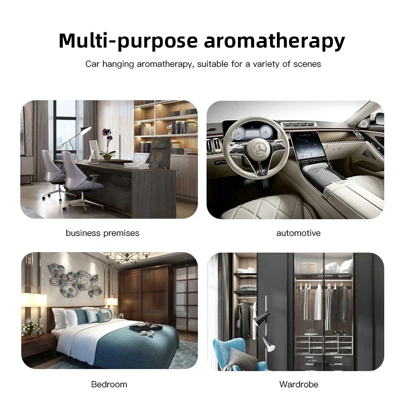 شعار السيارة قلادة عطر معطّر الهواء معلقة العطور الداخلية لمرسيدس بنز A/B/C/E/S الفئة W206 W220 W205 W211 W212 W201