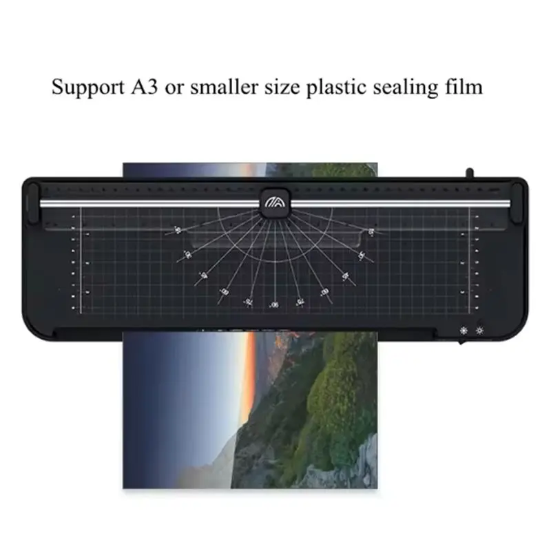 LXYB18B A3 A4 Laminating Machine 330Mm Plastic Sealing Machine File Menu Photo Film Molding Machine 110V Laminator FN337 US Plug