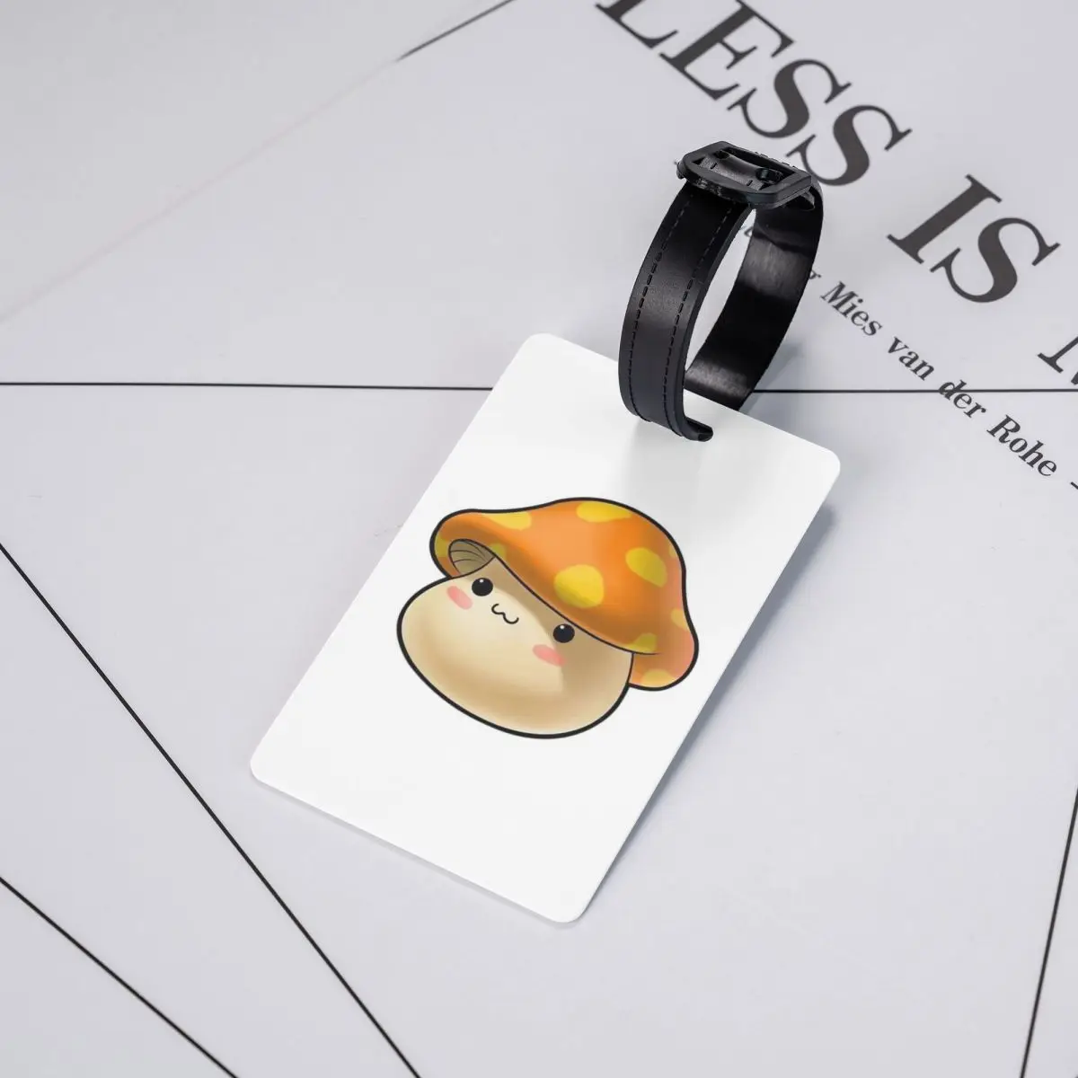 

Maplestory Mushroom Luggage Tags Suitcase Accessories Travel Baggage Boarding Tag Label Holder ID Name Address