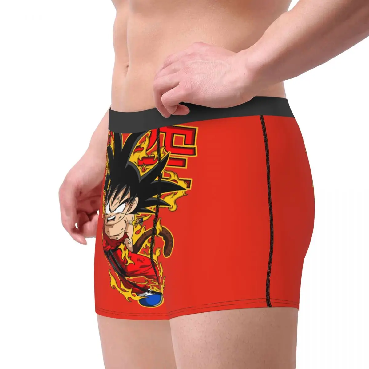 Kid Goku Rage Dragon Ball Z Men Underwear Boxer Shorts Panties Novelty Soft Underpants for Homme