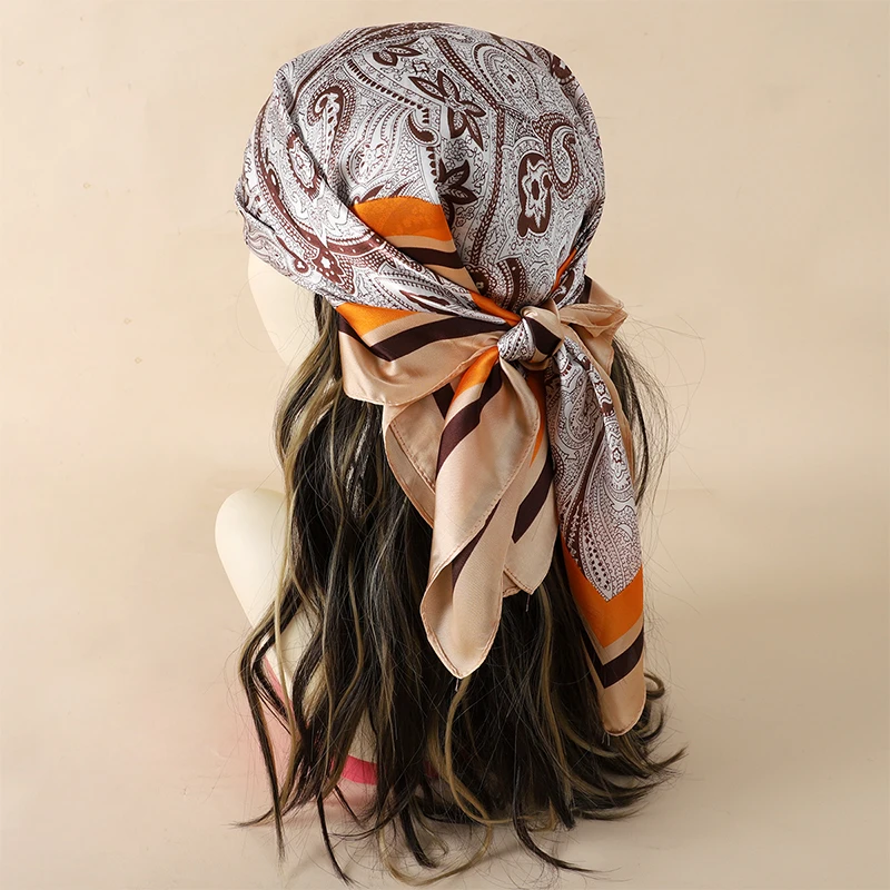 Foulard de luxe en soie pour f - Silk Tie Striped avis et prix