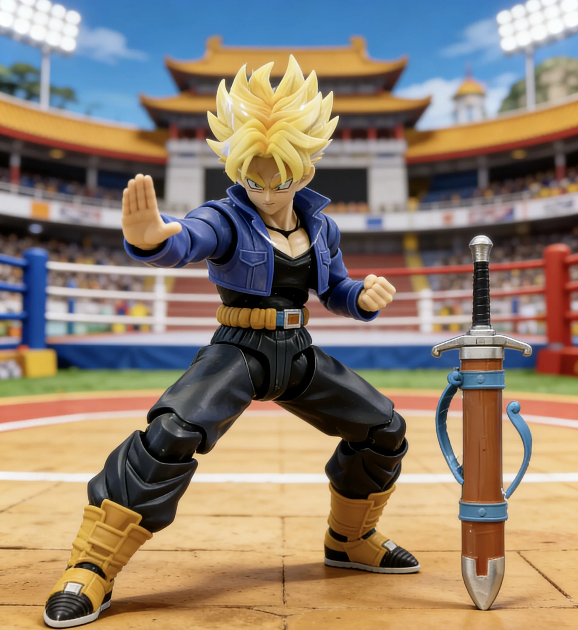 Dragon Ball Vorrätige Figuren, Modelle, Anime-Merchandise, Kampfposen, Super Saiyan Trunks.