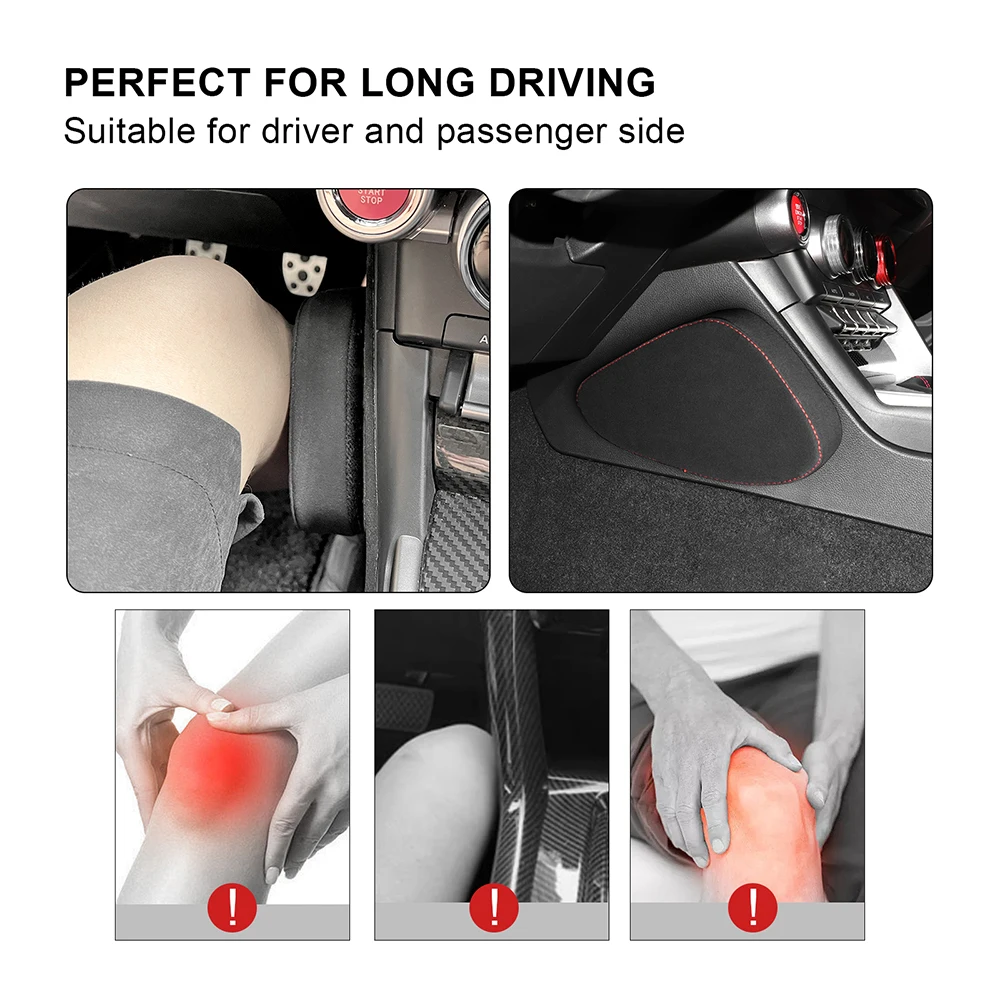 Car Knee Pad For Subaru BRZ Toyota GR86 2021 2022 2023 2024 Pad Support Cushion Protective Memory Sponge Interior Accessories