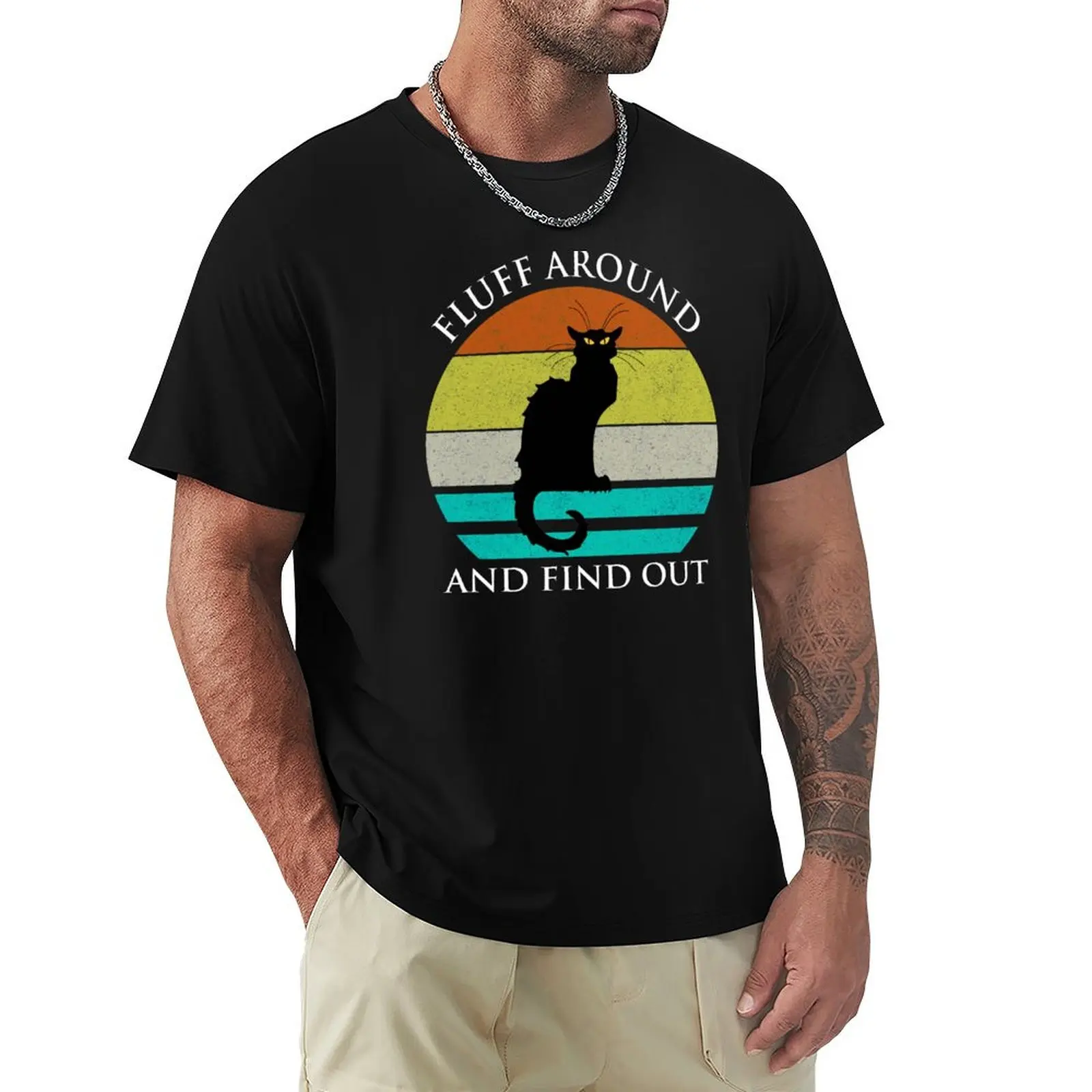 Fluff Around And Find Out T-Shirt Casual Graphic Print Tee
