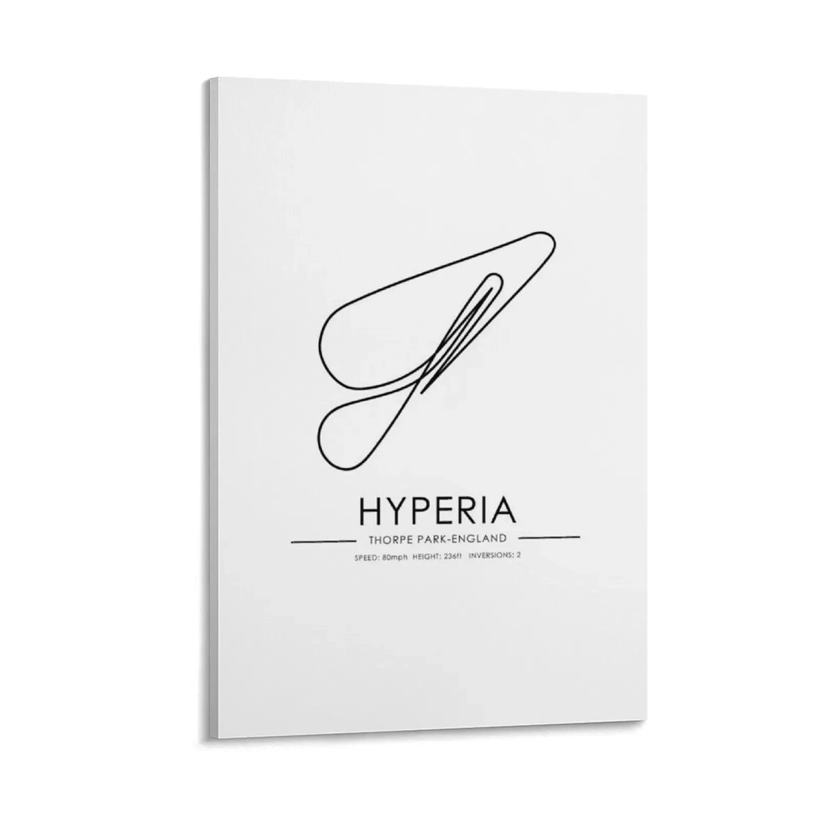 

Hyperia Minimalistic Rollercoaster Layout Canvas Painting nordic home decor wall decoration paintings home decor interior