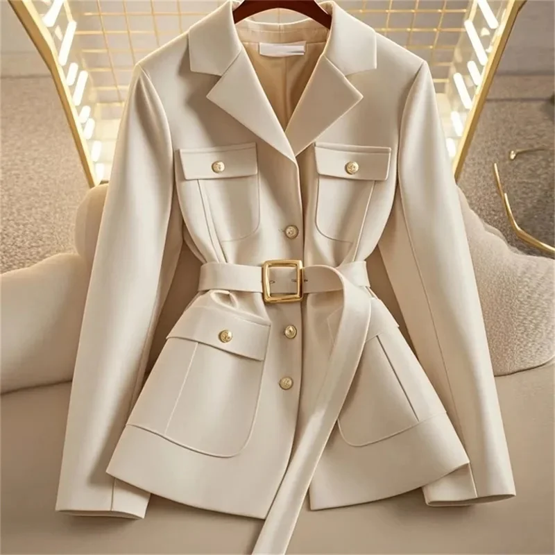 New Style Small Fragrant Jacket For Women Unique Super Beautiful Temperament High-end Waist Cinching Short top for Socialites