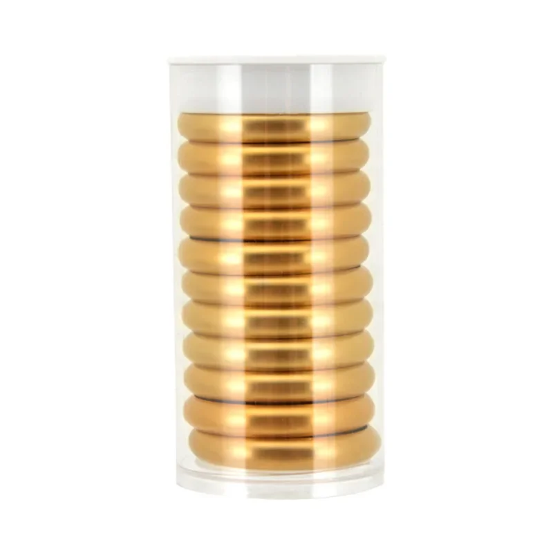 11pcs Metal Binding Discs Metal Buckle Mushroom Hole Loose-leaf Notebook Accessories Binding Ring Journal Diary Notebook Disc