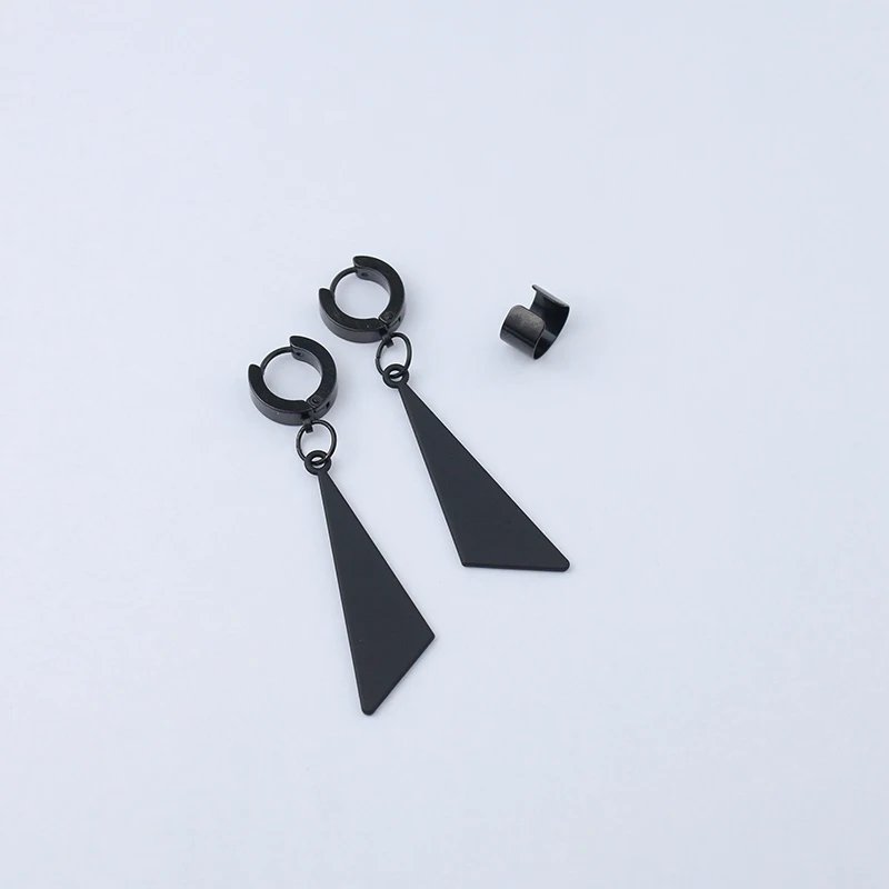 أنيمي بانج حلم تأثيري ياو لو ناي كوس أقراط الأسود قرط كبس مجموعة للرجال النساء خمر الهيب هوب ثقب الأذن مجوهرات الدعائم #5