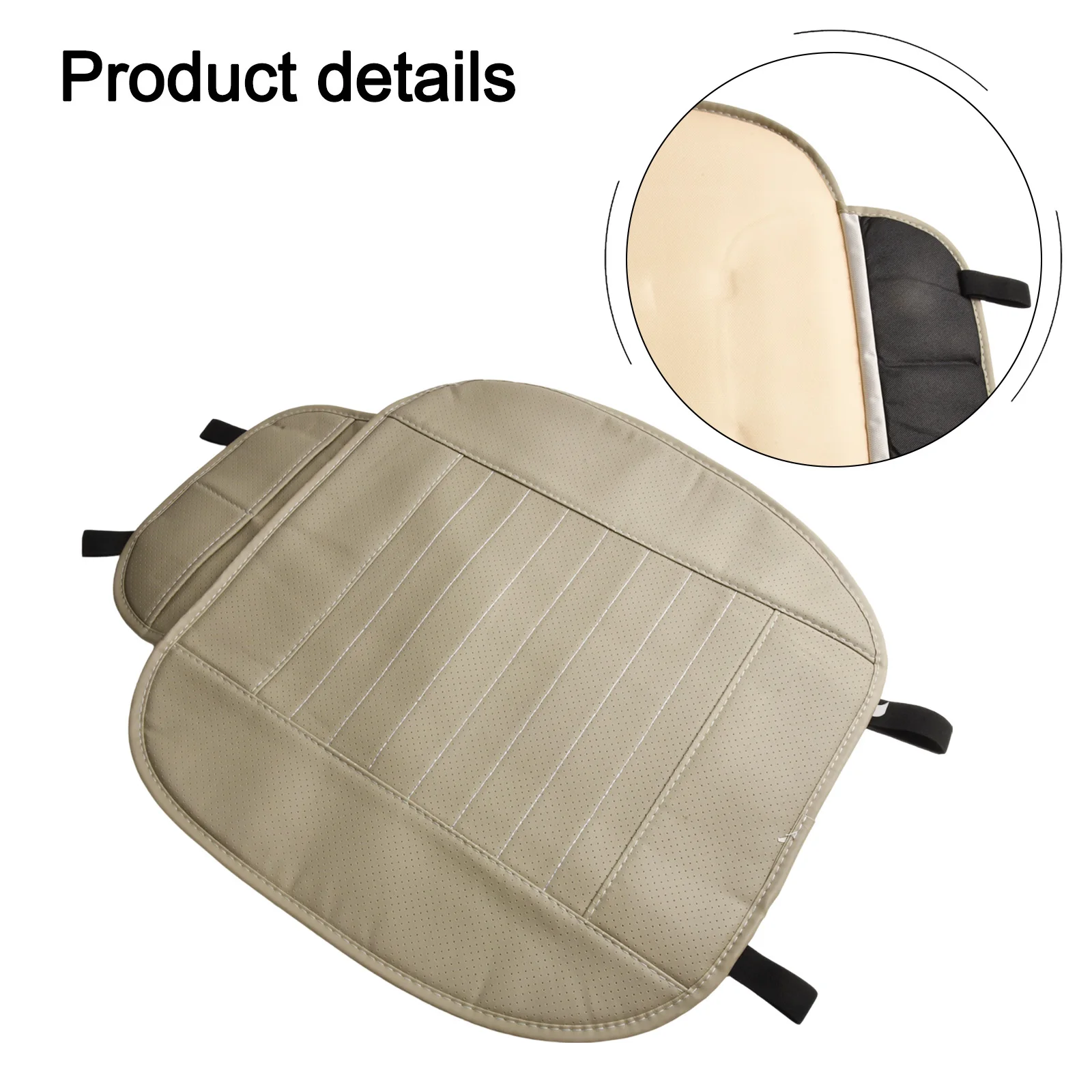 Cover Car Seat Cushion Four Seasons Carbon Front PU Leather Chair Comfortable Accessory Auto  Cover Car Seat Cushion