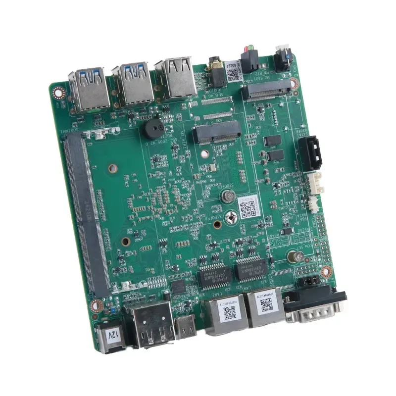Tarjeta Madre Industrial 2026 con Precio de Fábrica, Procesador N100, 2LAN, 6USB, DDR4, Pantalla 4K, Nano ITX