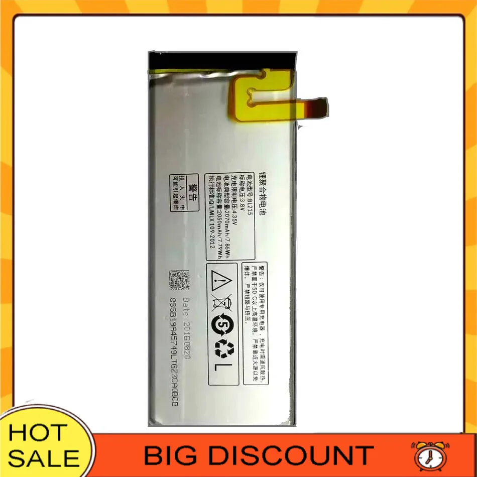 

Аккумулятор высокой емкости для мобильного телефона Lenovo Vibe X S960 S968T 2050 мАч BL215 Надежный источник питания