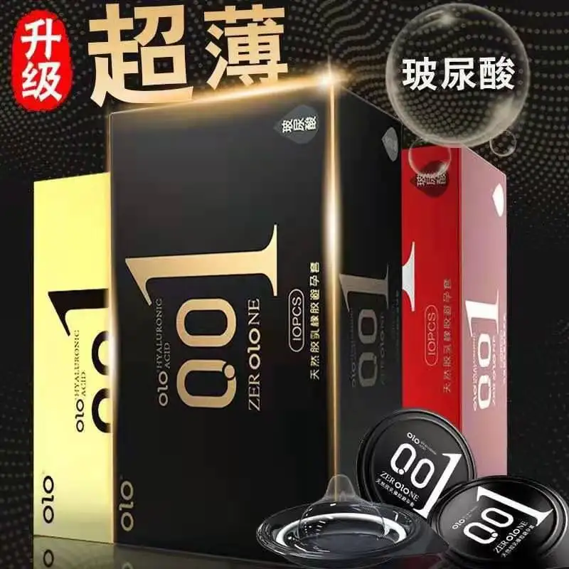 10PCS Rubber Latex Condoms Sex Toys Ice Hot Feeling Dotted Penis Sleeves Male Erotic Products Ultra Thin Lasting Condom Sex Shop