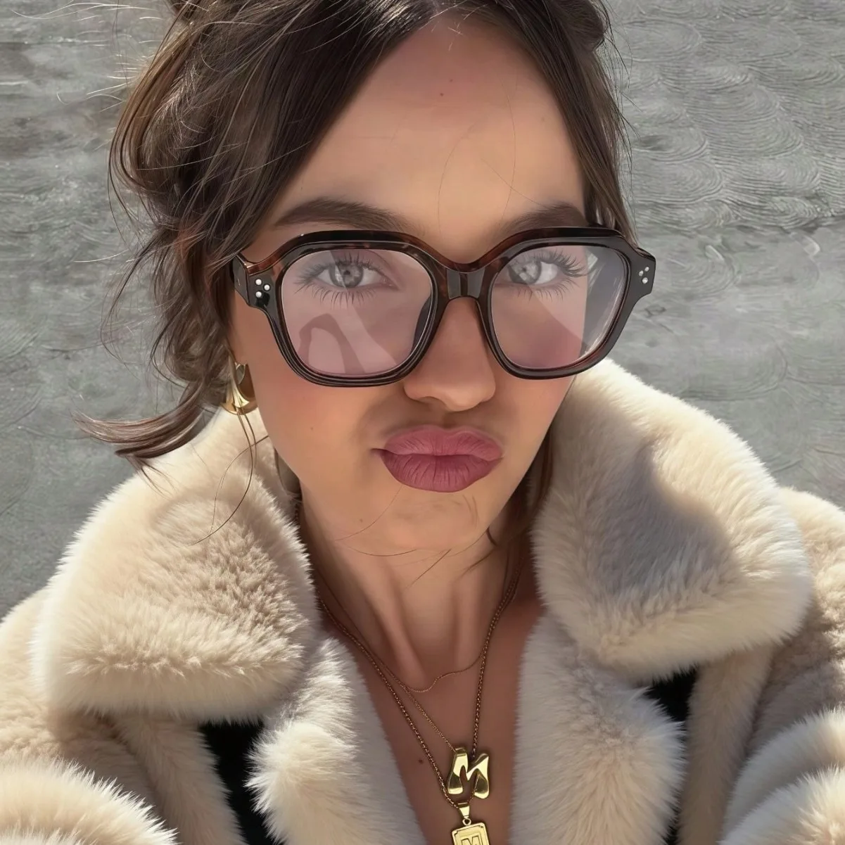 Ultra-light Fashion Glasses Frame For Women Retro High-end Blue Light Blocking Trendy Reading Glasses