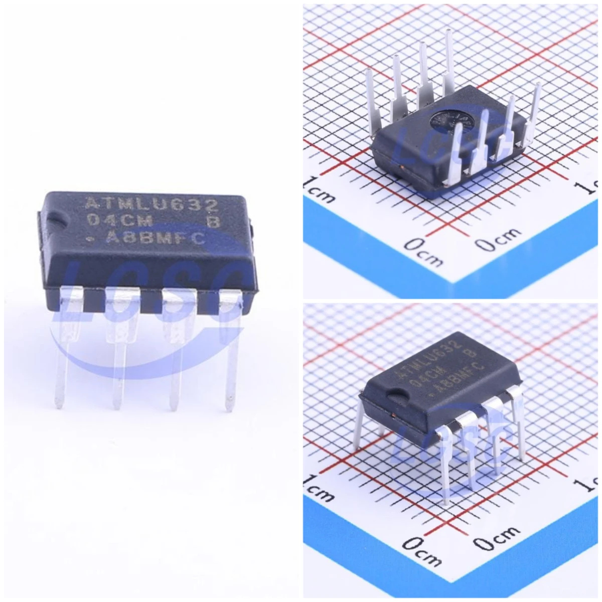 10pieces/Pack AT24C04C-PUM DIP-8 I2C-Compatible, Serial EEPROM 1.7V~5.5V 4Kbit 1MHz Memory IC Chip Code 04CM Integrated Circuit
