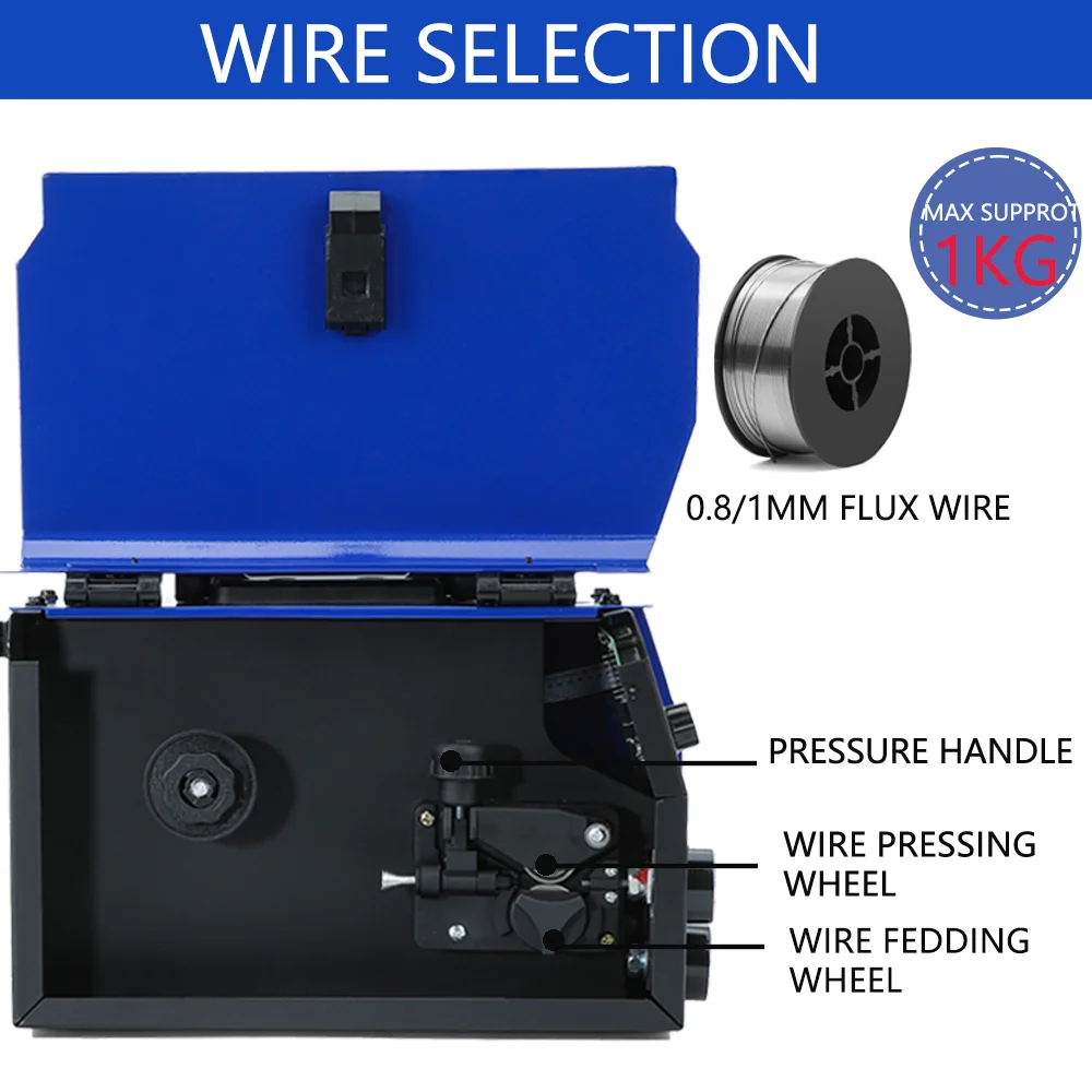 Spawarka do spawanie Mig plazmargonu bez gazu półautomatyczna spawarka 3 w 1 MIG/TIG/inwertor MMA spawarka synergii z drutem