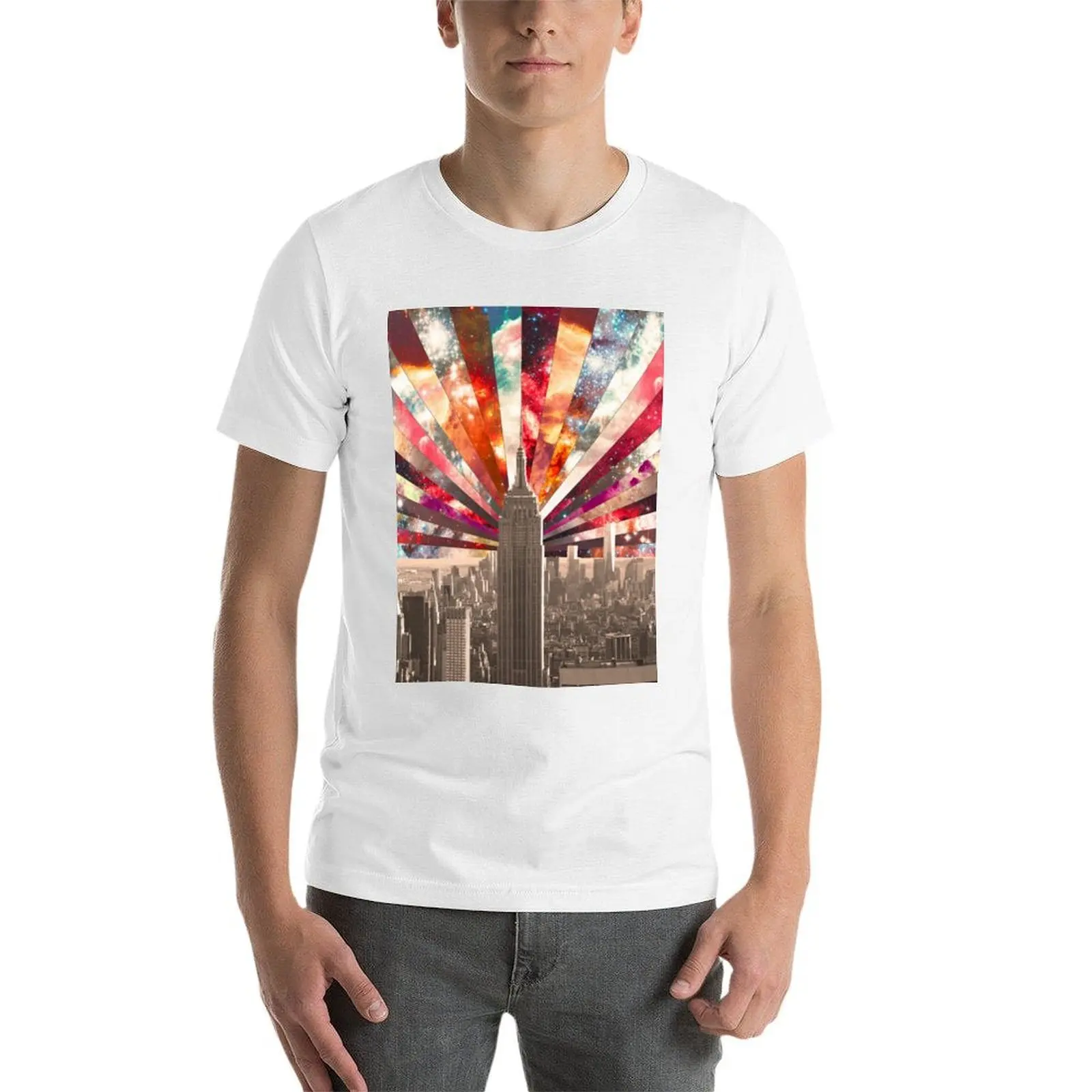 تي شيرت سوبر ستار نيويورك تي شيرت قطني عالي الجودة تي شيرت أساسي